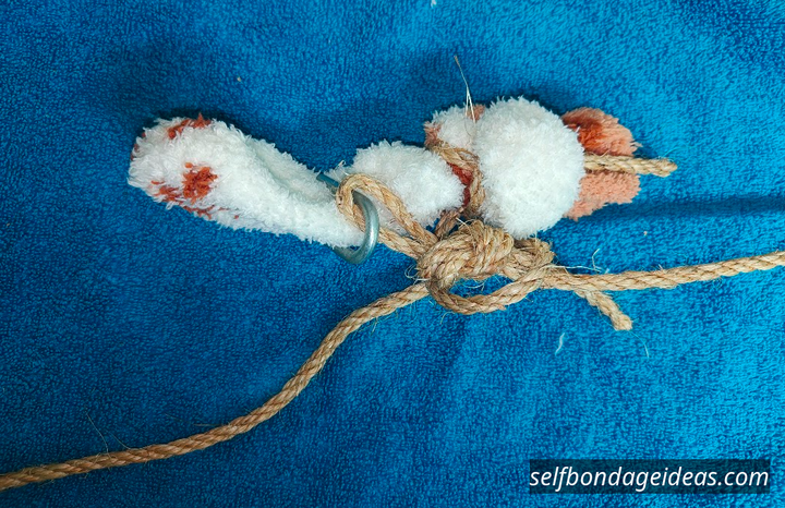 sock ice lock safety tangled
